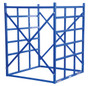 Vestil Steel Long Bar Pigeon Hole Rack - 48 In. x 48-1/2 In. x 60 In. 7700 lb - Blue