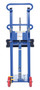 Vestil Steel Hydra Lift Cart with Forks - 18 In. x 23 In. Platform 750 lb - Blue