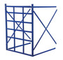 Vestil Steel Long Bar Pigeon Hole Rack Extension - 48 In. x 48-1/2 In. 7700 lb - Blue