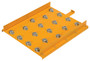 Vestil Steel Ball Transfer Platform - 25-3/4 In. x 19-1/4 In. For Hefti-Lift Models - Yellow