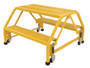 Vestil Steel Double Sided Step Ladder - 2 Perforated 30-1/4 In. Step Width 350 lb - Yellow