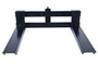 Vestil Steel Adjustable Width Forks Attachment - 6 In. to 22 In. For Hydraulic Lift Cart Model 750 lb - Black
