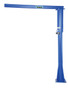 Vestil Steel Floor Mounted Jib - 80 In. I-Beam 300 lb - Blue