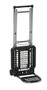 Vestil Steel and Plastic Multi-Function Luggage Cart - 225 lb - Black and Silver