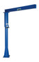 Vestil Steel Floor Mounted Jib - 80 In. I-Beam 600 lb - Blue