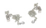 Vestil Steel Curb Lifting Chains - 42 In. Length For Aluminum Dock Boards - Silver