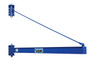 Vestil Steel High Clearance Tie Rod Jib - 79-3/4 In. I-Beam 600 lb - Blue