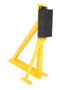 Vestil Steel Loading Dock Guard - 58-7/8L In. x 60-3/8H In. x 22-15/16W In. - Yellow/Black