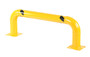 Vestil Steel Low Profile Rack Guard Bollard - 48-5/8 In. Length - Yellow