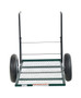 Vestil Steel Landscape Cart with Low Profile Tilt - 53 In. x 24 In. x 45 In. 500 lb - Green