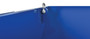 Vestil Factory Installed Welded Steel Lifting Lugs - 3 In. x 6 In. x 8 In. Quantity 4 For D Style, H Style and R-Style Hoppers - Blue