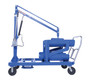 Vestil Steel LP Tank Truck - 136-7/16 In. x 33-13/16 In. x 94-9/16 In. 6 Tank - Blue