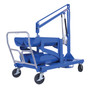 Vestil Steel LP Tank Truck - 136-7/16 In. x 33-13/16 In. x 94-9/16 In. 6 Tank - Blue
