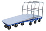 Vestil Steel Nesting Platform Cart - 50-15/16 In. x 30-1/8 In. x 38-5/8 In. 1500 lb - Blue