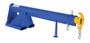 Vestil Steel Telescoping Lift Boom - 11 In. Fork Pocket Center 4,000 lb - Blue and Yellow