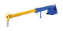 Vestil Steel Telescoping Lift Boom - 11 In. Fork Pocket Center 4,000 lb - Blue and Yellow