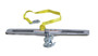 Vestil Steel Fork Truck Hook Plate Swivel - 4,000 lb - Silver