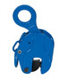 Vestil Steel Vertical Positive Locking Plate Clamp - 10 In. x 3 In. x 5 In. 2000 lb - Blue