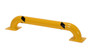 Vestil Steel Low Profile Rack Guard Bollard - 48-5/8 In. Length - Yellow