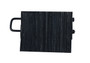Vestil Laminated Rubber Wheel Chock - 11 In. x 12 In. x 5-1/2 In. - Black