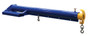 Vestil Steel Economy Telescoping Lift Boom - 11 In. Fork Pocket Center 6,000 lb - Blue and Yellow