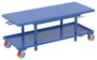 Vestil Steel Low Profile Post Table - 24 In. x 60 In. 2000 lb - Blue