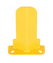 Vestil Steel Low Profile Rack Guard - 3 In. x 8 In. x 11-7/8 In. - Yellow