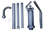 Vestil Polyphenylene Sulfide Bung Drum Pump Lever Action - 2 In. - Black