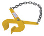 Vestil Steel Single Scissor Pallet Puller - 7 In. Jaw Opening 5000 lb Pulling - Yellow
