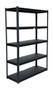 Vestil Steel Powder Coated Bolt-Less Shelving - 48 In. x 18 In. x 72-1/4 In. 2000 lb - Black