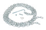 Vestil Steel Heavy Duty Coil Chain with Hanger - 15 Ft. Length - Silver