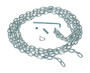 Vestil Steel Heavy Duty Coil Chain with Hanger - 15 Ft. Length - Silver