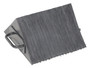 Vestil Laminated Rubber Wheel Chock with Rubber Grip Handle - 10-1/8 In. x 12-3/8 In. x 5-1/2 In. - Black