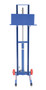 Vestil Steel Lite Load Lift With Foot Pump and Fixed Wheels - 20 In. x 20 In. Platform 400 lb - Blue