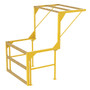 Vestil Steel Mezzanine Safety Gate Knockdown - 87-3/16 In x 96 In x 87-9/16 In - Yellow