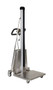 Vestil Stainless Steel DC Powered Work Positioner - 34 In. x 24-1/2 In. x 71 In. 330 lb - Silver
