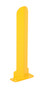 Vestil Steel Low Profile Rack Guard - 3 In. x 8 In. x 23-7/8 In. - Yellow