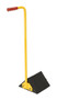 Vestil Laminated Rubber Wheel Chock with Ergonomic Handle - 10-1/8 In. x 20-3/16 In. x 34-15/16 In. Black / - Yellow