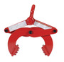 Vestil Steel Single Scissor Pallet Puller - 5 In. Jaw Opening 6000 lb Pulling - Red