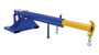 Vestil Steel Orbit Telescoping Lift Boom - 30 In. Fork Pocket Center 4,000 lb - Blue
