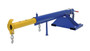 Vestil Steel Orbit Telescoping Lift Boom - 30 In. Fork Pocket Center 4,000 lb - Blue