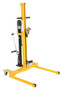 Vestil Steel Manual Low Profile Hydraulic Drum Truck - 37 In. x 34 In. x 60 In. 600 lb - Yellow