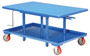 Vestil Steel Low Profile Post Table - 30 In. x 42 In. 2000 lb - Blue