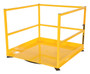 Vestil Steel Rotating Mezzanine Safety Gate System - 53 In. x 53 In. x 42-3/16 In. 5,000 lb - Yellow