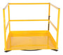 Vestil Steel Rotating Mezzanine Safety Gate System - 53 In. x 53 In. x 42-3/16 In. 5,000 lb - Yellow