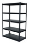 Vestil Steel Powder Coated Bolt-Less Shelving - 48 In. x 24 In. x 72-1/4 In. 2000 lb - Black