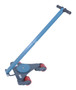 Vestil Steel Multi Direction Machinery Skate - 15 In. Length x 13 In. Width x 4-7/16 In. Height 4,400 lb - Blue and Gray