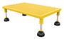 Vestil Steel Portable Adjustable Height Grip Strut Worker Stand Low - 38-5/8 In. x 24-3/16 In. x 8-3/4 In. 500 lb - Yellow