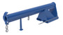 Vestil Steel Non Telescoping Lift Boom - 11 In. Fork Pocket Center 4,000 lb - Blue and Yellow