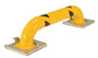 Vestil Steel Low Profile Removable Rack Guard - 8 In. x 39-1/2 In. x 9 In. - Yellow